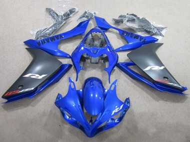2007-2008 Blue Matte Black Yamaha YZF R1 Motorcycle Fairings