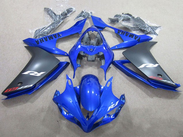 2007-2008 Blue Matte Black Yamaha YZF R1 Motorcycle Fairings