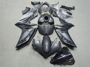 2007-2008 Matte Black Yamaha YZF R1 Motorcycle Fairings
