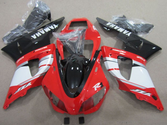 2009-2011 Red White Black Yamaha YZF R1 Motorcycle Fairings