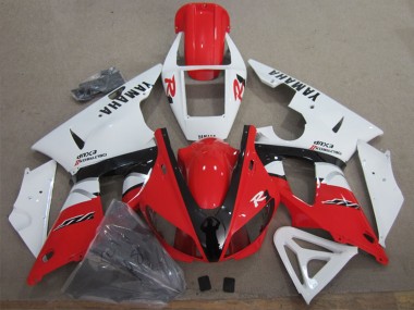 2009-2011 White Red Black Yamaha YZF R1 Motorcycle Fairing