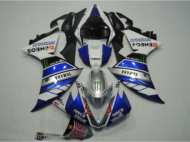 2012-2014 Blue Silver White Black Green Monster IVECO Yamalube ENEOS Semakin Didepan Yamaha YZF R1 Motorcycle Fairings