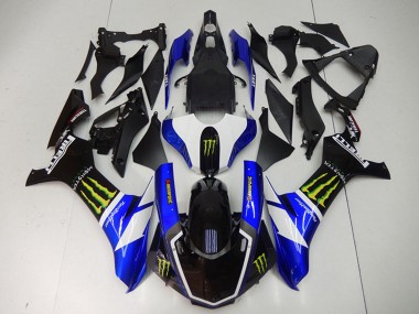 2015-2019 Blue White Glossy Black Green Monster Yamaha YZF R1 Motorcycle Fairings