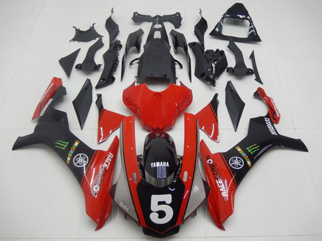 2015-2019 Red Black Green Monster 5 Yamaha YZF R1 Motorcycle Fairings