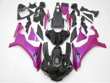 2015-2019 Glossy Black Pink Yamaha YZF R1 Motorcycle Fairings