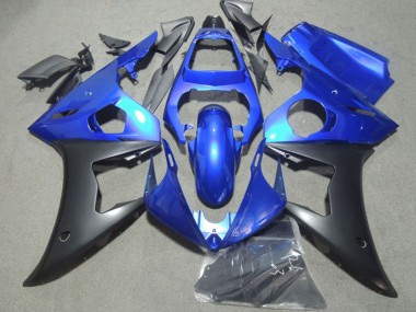2003-2004 Blue Matte Black Yamaha YZF R6 Motorcycle Fairing