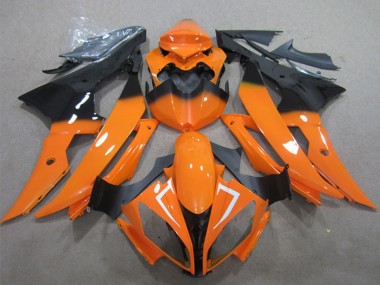 2008-2016 Orange Glossy Black Yamaha YZF R6 Motorcycle Fairing