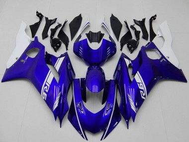 2017-2023 White Blue Yamaha YZF R6 Motorcycle Fairings