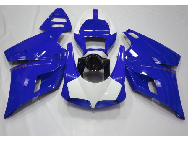 Aftermarket 1993-2005 Gloss Blue & White Ducati 996 748 916 998 Motorcycle Fairings Aftermarket 1993-2005 Gloss Blue & White Ducati 996 748 916 998 Motorcycle Fairings