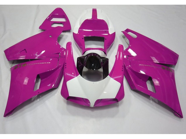 Aftermarket 1993-2005 Gloss Pink & White Ducati 996 748 916 998 Motorcycle Fairings Aftermarket 1993-2005 Gloss Pink & White Ducati 996 748 916 998 Motorcycle Fairings