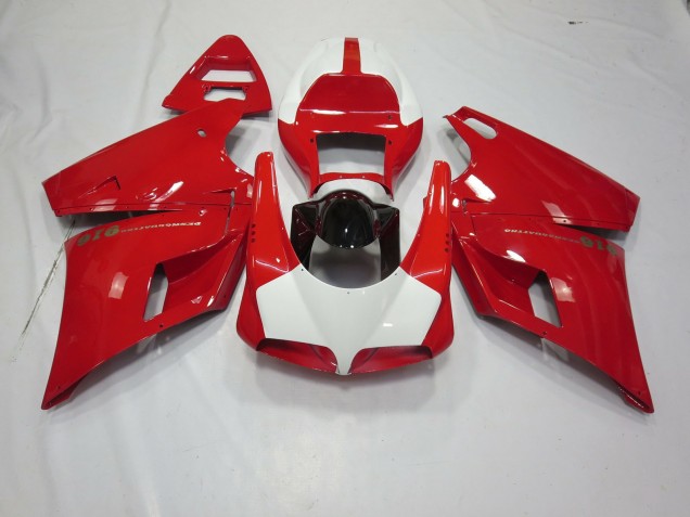 Aftermarket 1993-2005 Red and White Ducati 996 748 916 998 Motorcycle Fairings Aftermarket 1993-2005 Red and White Ducati 996 748 916 998 Motorcycle Fairings