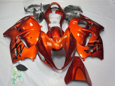 Aftermarket 1997-2007 Burnt Orange Suzuki GSXR 1300 Motorcycle Fairings