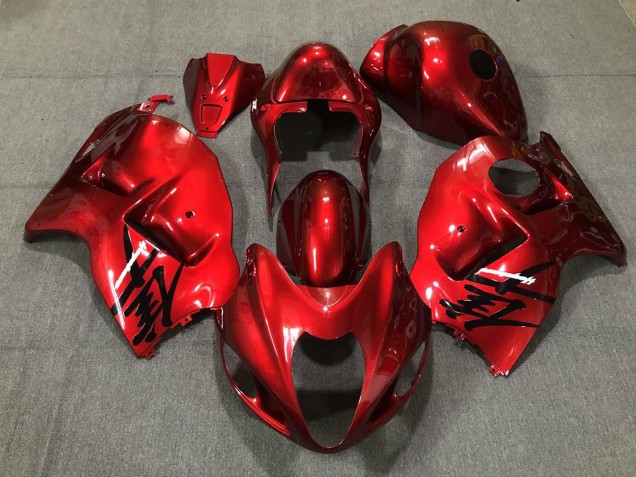 Aftermarket 1997-2007 Fire Red Gloss Suzuki GSXR 1300 Motorcycle Fairings Aftermarket 1997-2007 Fire Red Gloss Suzuki GSXR 1300 Motorcycle Fairings