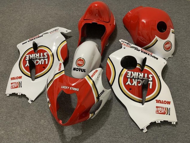 Aftermarket 1997-2007 Lucky Strike Suzuki GSXR 1300 Motorcycle Fairings
