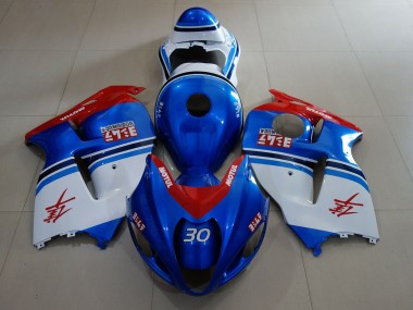 Aftermarket 1997-2007 Ocean Blue & Suzuki GSXR 1300 Motorcycle Fairings