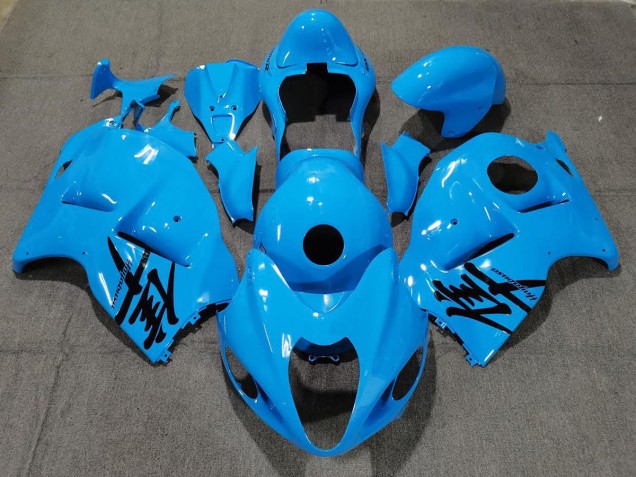 Aftermarket 1997-2007 Sky Blue Suzuki GSXR 1300 Motorcycle Fairings