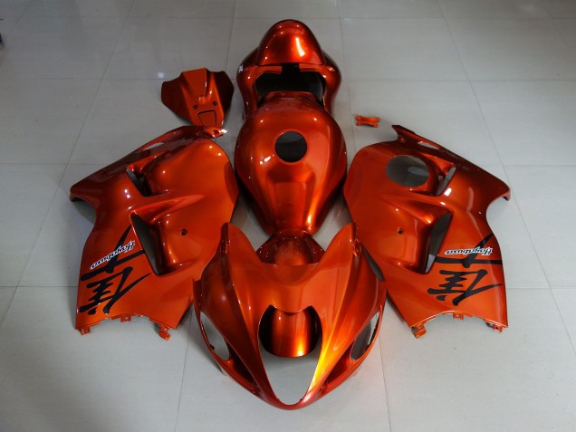 Aftermarket 1997-2007 Vibrant Gloss Orange Suzuki GSXR 1300 Motorcycle Fairings Aftermarket 1997-2007 Vibrant Gloss Orange Suzuki GSXR 1300 Motorcycle Fairings