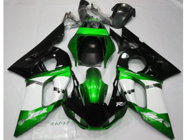Aftermarket 1998-2002 Metallic Green Yamaha R6 Motorcycle Fairings