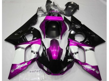 Aftermarket 1998-2002 Metallic Pink Yamaha R6 Motorcycle Fairings