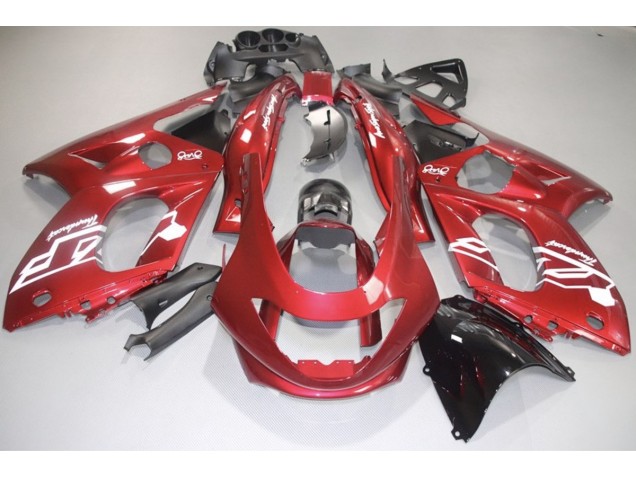 Aftermarket 1998-2007 Gloss Red and White Decals Yamaha YZF600 Fairings