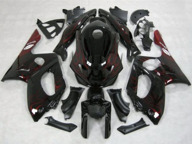 Aftermarket 1998-2007 Red Flame Yamaha YZF600 Fairings