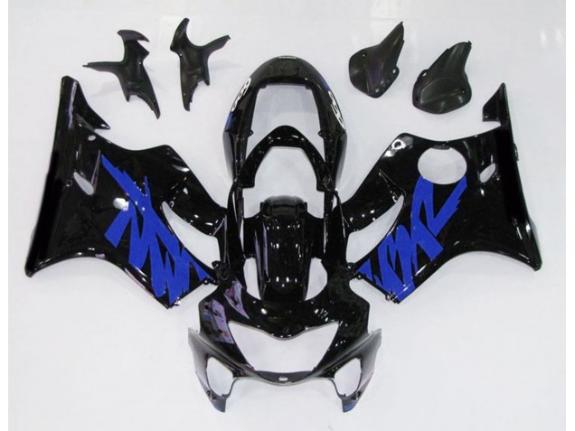 Aftermarket 1999-2000 Gloss Black & Blue Honda CBR600 F4 Motorcycle Fairings Aftermarket 1999-2000 Gloss Black & Blue Honda CBR600 F4 Motorcycle Fairings