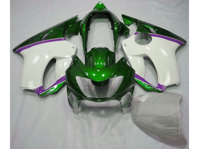Aftermarket 1999-2000 Lizard Green and Purple Honda CBR600 F4 Motorcycle Fairings Aftermarket 1999-2000 Lizard Green and Purple Honda CBR600 F4 Motorcycle Fairings