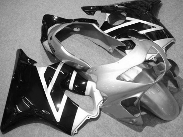 Aftermarket 1999-2000 Silver Black Honda CBR600 F4 Motorcycle Fairings Aftermarket 1999-2000 Silver Black Honda CBR600 F4 Motorcycle Fairings