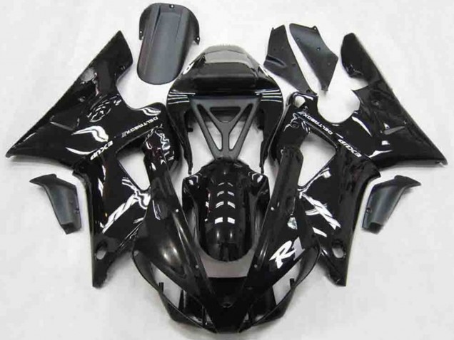 Aftermarket 2000-2001 Gloss Black Style Yamaha R1 Motorcycle Fairings Aftermarket 2000-2001 Gloss Black Style Yamaha R1 Motorcycle Fairings