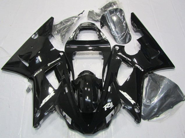 Aftermarket 2000-2001 Gloss Black Yamaha R1 Motorcycle Fairings Aftermarket 2000-2001 Gloss Black Yamaha R1 Motorcycle Fairings