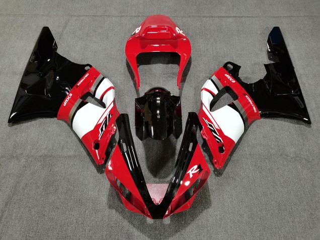 Aftermarket 2000-2001 Red and Black Yamaha R1 Motorcycle Fairings Aftermarket 2000-2001 Red and Black Yamaha R1 Motorcycle Fairings