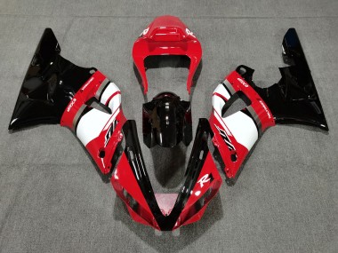 Aftermarket 2000-2001 Red and Black Yamaha R1 Motorcycle Fairings