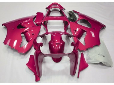Aftermarket 2000-2002 Candy Red Kawasaki ZX6R Motorcycle Fairings