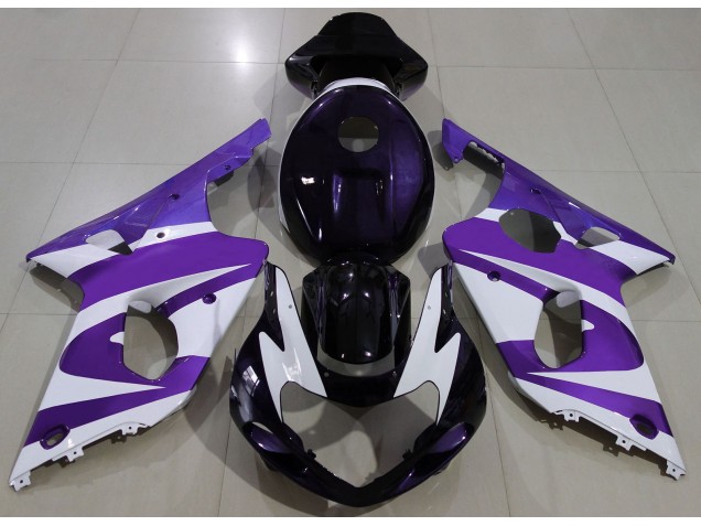 Aftermarket 2000-2002 Deep Purple & Suzuki GSXR 1000 Motorcycle Fairings Aftermarket 2000-2002 Deep Purple & Suzuki GSXR 1000 Motorcycle Fairings