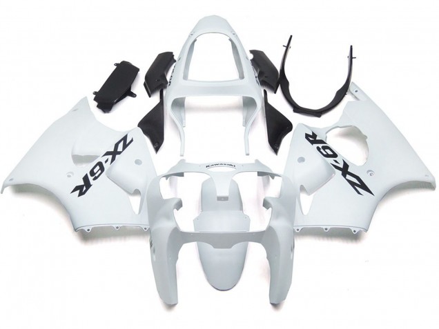 Aftermarket 2000-2002 Plain Gloss With Kawasaki ZX6R Motorcycle Fairings Aftermarket 2000-2002 Plain Gloss With Kawasaki ZX6R Motorcycle Fairings