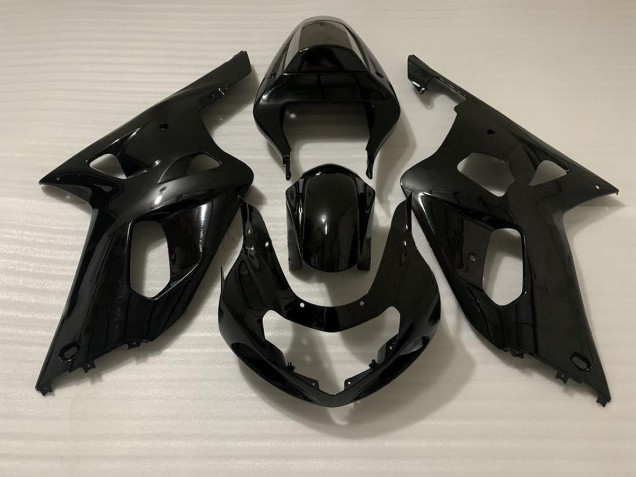 Aftermarket 2001-2003 Black Gloss Suzuki GSXR 600-750 Motorcycle Fairings Aftermarket 2001-2003 Black Gloss Suzuki GSXR 600-750 Motorcycle Fairings