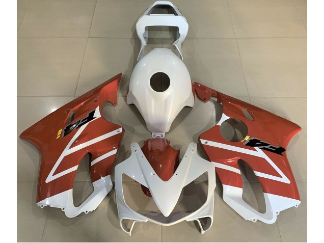 Aftermarket 2001-2003 Gloss White and Orange Honda CBR600 F4i Motorcycle Fairings Aftermarket 2001-2003 Gloss White and Orange Honda CBR600 F4i Motorcycle Fairings