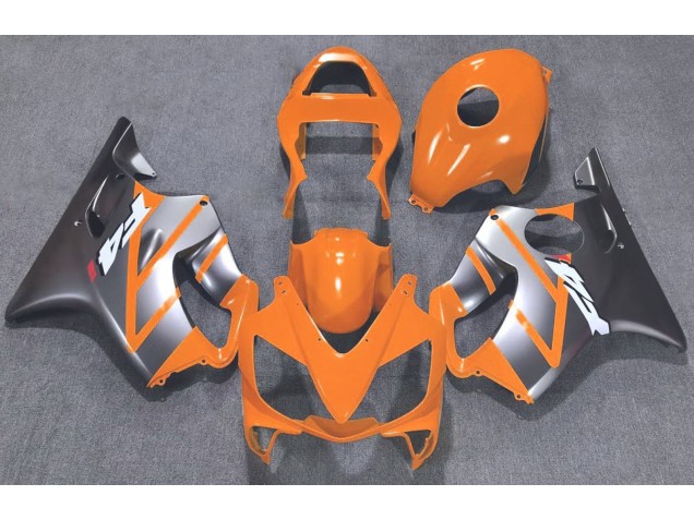 Aftermarket 2001-2003 Orange and Matte Silver Honda CBR600 F4i Motorcycle Fairings Aftermarket 2001-2003 Orange and Matte Silver Honda CBR600 F4i Motorcycle Fairings