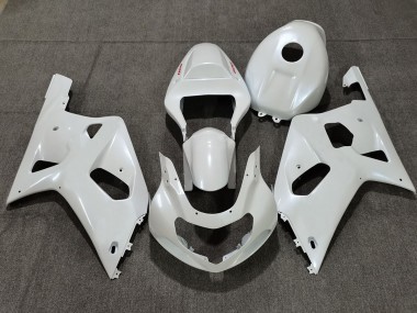 Aftermarket 2001-2003 Pearl White Red Suzuki GSXR 600-750 Motorcycle Fairings