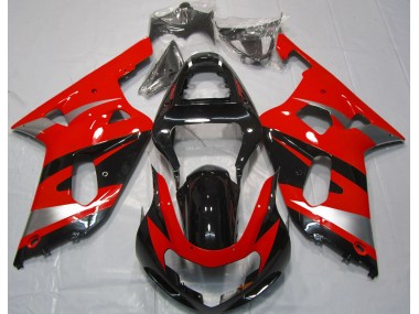 Aftermarket 2001-2003 Red OEM Style Suzuki GSXR 600-750 Motorcycle Fairings