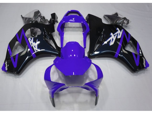 Aftermarket 2002-2003 Gloss Black and Purple Honda CBR954 Motorcycle Fairings Aftermarket 2002-2003 Gloss Black and Purple Honda CBR954 Motorcycle Fairings