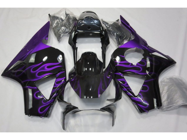 Aftermarket 2002-2003 Purple Flame Honda CBR954 Motorcycle Fairings Aftermarket 2002-2003 Purple Flame Honda CBR954 Motorcycle Fairings