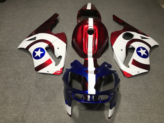 Aftermarket 2002-2005 Captain America Kawasaki ZX12R Motorcycle Fairings Aftermarket 2002-2005 Captain America Kawasaki ZX12R Motorcycle Fairings