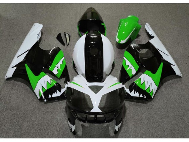 Aftermarket 2002-2005 Green Shark Kawasaki ZX12R Motorcycle Fairings Aftermarket 2002-2005 Green Shark Kawasaki ZX12R Motorcycle Fairings