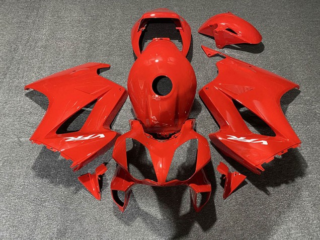 Aftermarket 2002-2012 Gloss Red Honda VFR800 Motorcycle Fairings Aftermarket 2002-2012 Gloss Red Honda VFR800 Motorcycle Fairings