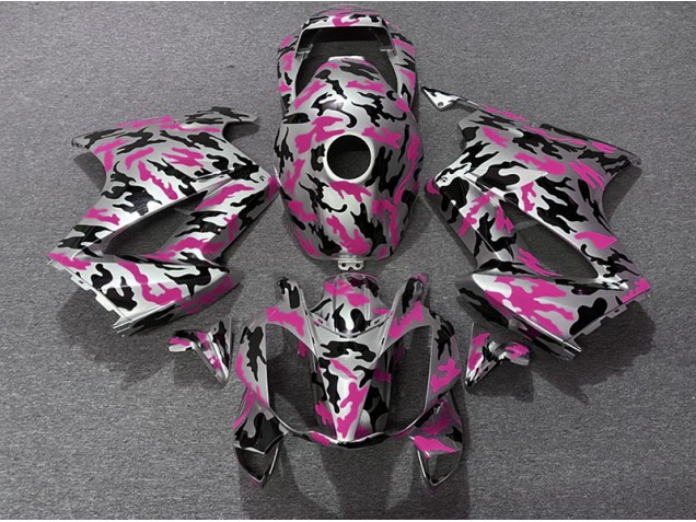 Aftermarket 2002-2012 Pink Camo Honda VFR800 Motorcycle Fairings Aftermarket 2002-2012 Pink Camo Honda VFR800 Motorcycle Fairings