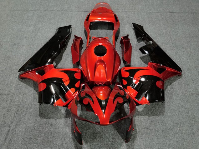 Aftermarket 2003-2004 Gloss Deep Orange Honda CBR600RR Motorcycle Fairings Aftermarket 2003-2004 Gloss Deep Orange Honda CBR600RR Motorcycle Fairings