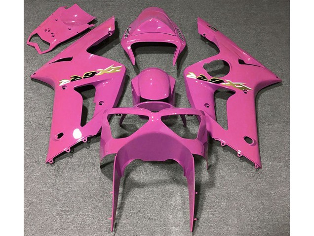 Aftermarket 2003-2004 Gloss Pink Kawasaki ZX6R Motorcycle Fairings Aftermarket 2003-2004 Gloss Pink Kawasaki ZX6R Motorcycle Fairings