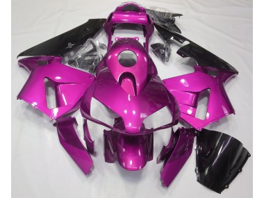 Aftermarket 2003-2004 Hot Pink Plain Honda CBR600RR Motorcycle Fairings