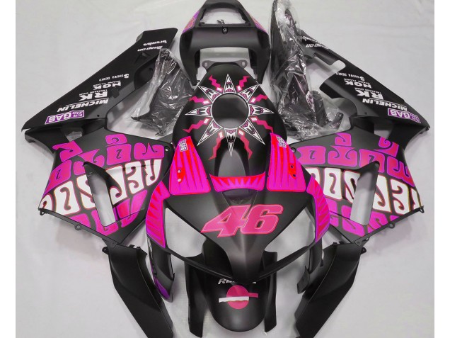Aftermarket 2003-2004 Hot Pink Rossi Repsol Honda CBR600RR Motorcycle Fairings Aftermarket 2003-2004 Hot Pink Rossi Repsol Honda CBR600RR Motorcycle Fairings
